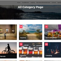 Up North Entertainment Category Pages